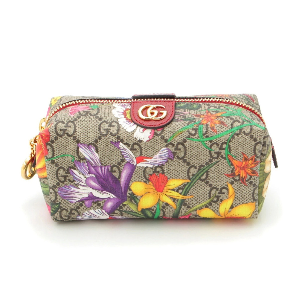 Gucci GG Floral Ophidia Pouch Clutch Multicolor